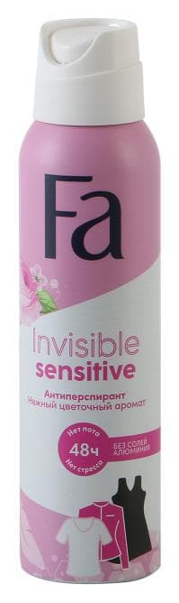 Fa deo 150ml Invisible Sensitive