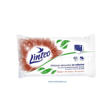 Linteo vlhčené utierky 40ks na nábytok