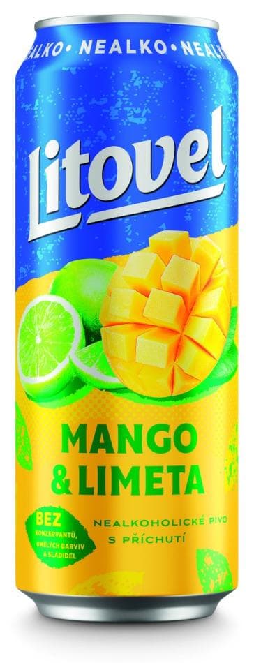 LITOVEL nealko v plech. Mango a Limetka 0,5L