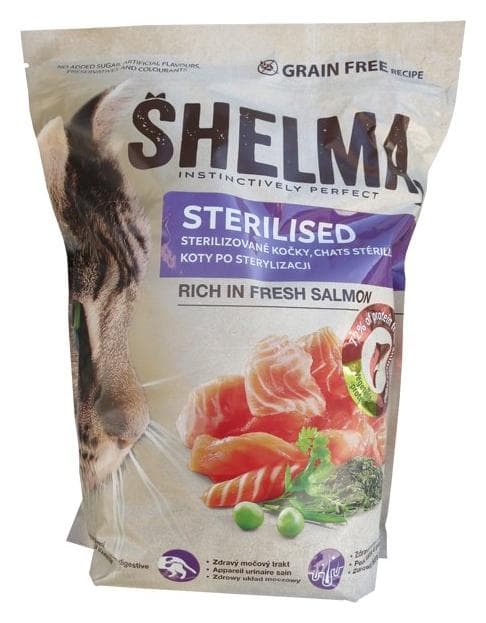 Shelma Granule pre mačky losos 1,4kg
